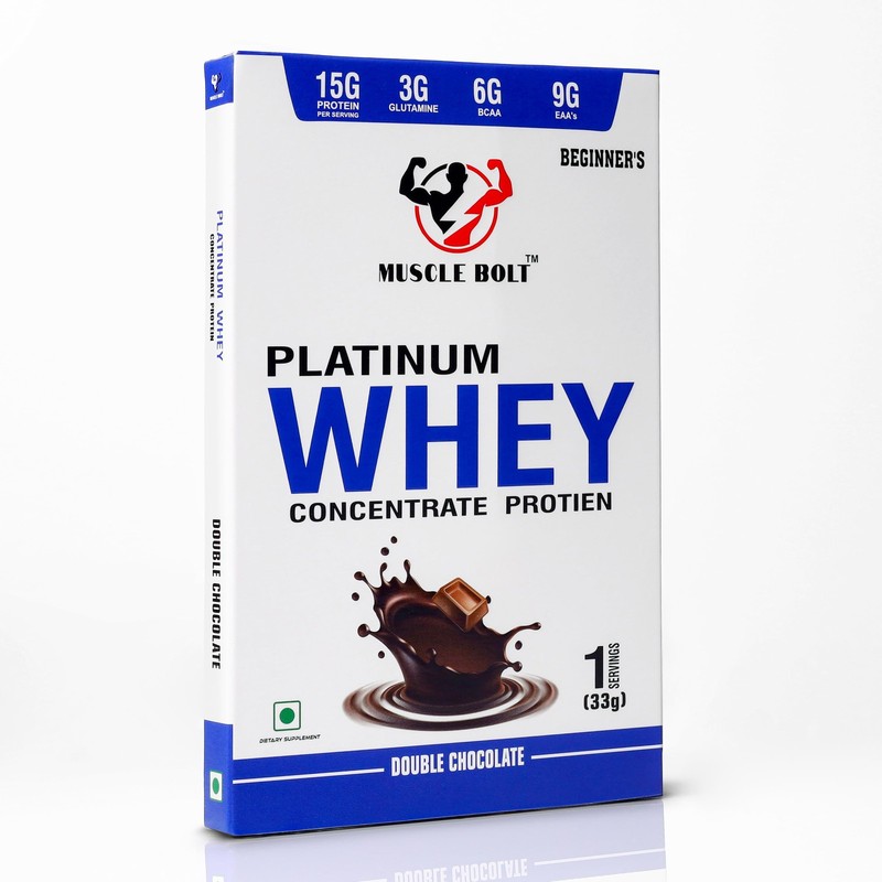Musclebolt Whey 33g � Double Chocolate | Muscle Growth & Recovery Protein