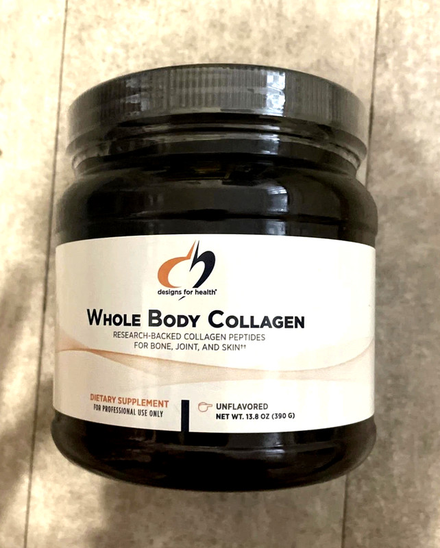 Designs For Health Whole Body Collagen Unflavored 390g/13.8oz Bone, Joint & Skin