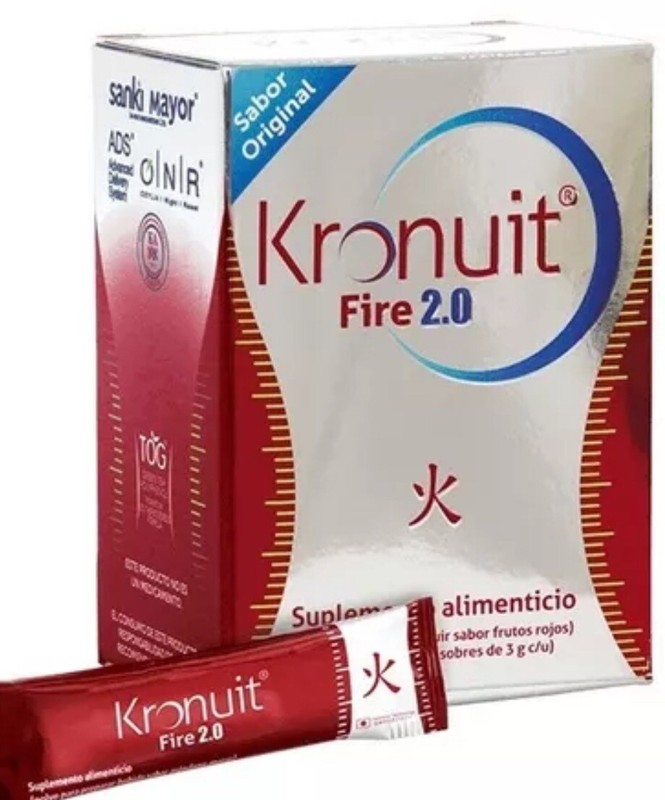 Sanki Kronuit Fire 2.0 (27 Sobres/packets) 1 Box. 1 Caja.