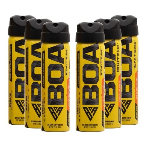 BOA IGNITE BLAST rapid caffeine, carbs, B vitamins – 2oz 6-pack – FREE SHIPPING