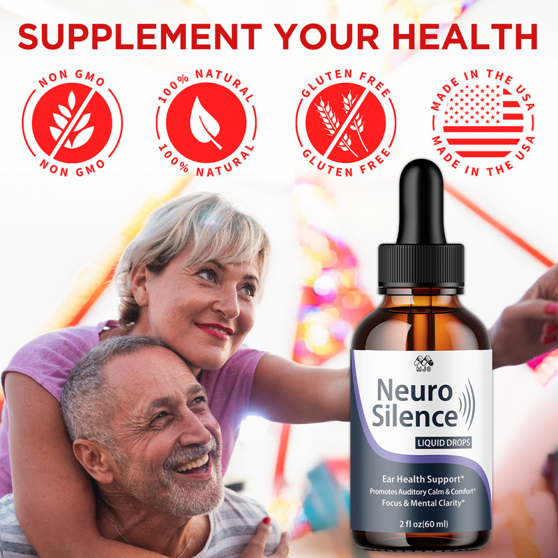 (1 Pack) Neuro Silence Advanced Ear Health Drops NeuroSilence Vitamin 30 Servs gallery
