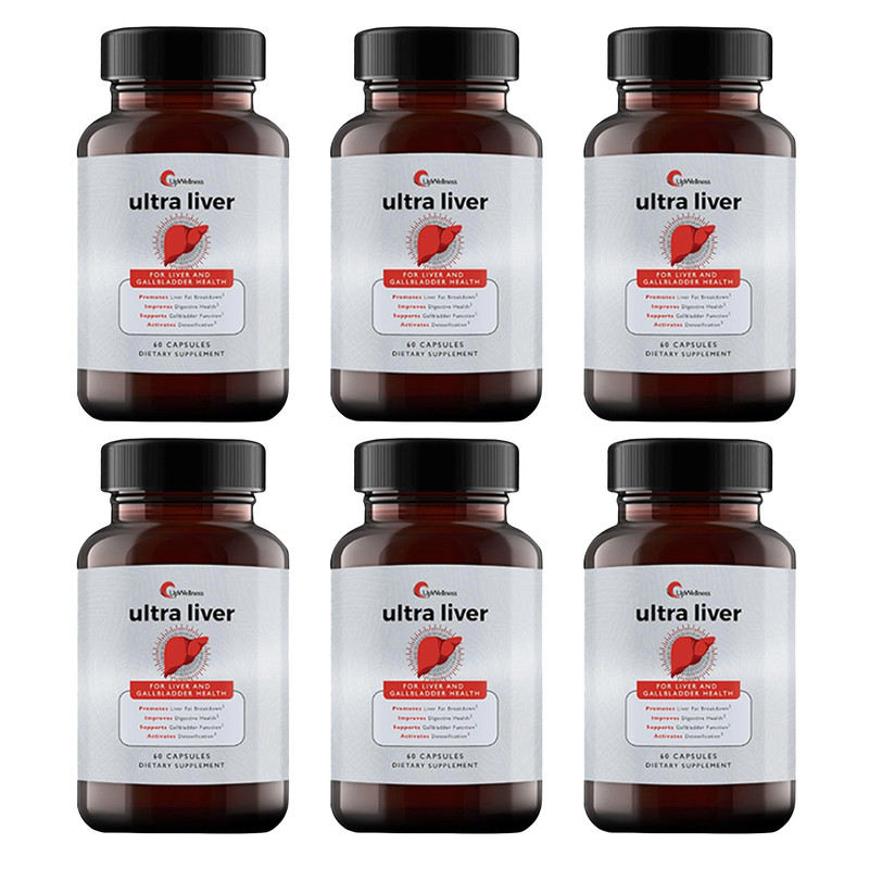 6 UpWellness pc Ultra Liver and for Liver Health Supplement Gallbladder Support