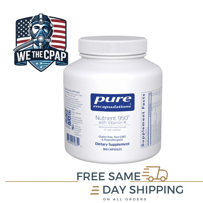 Pure Encapsulations Nutrient 950 with Vitamin K – 180 capsules