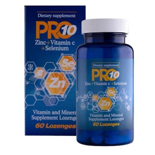 Ecogreen Pro 10 Zinc Vitamin C Selenium Lozenges: Mineral Dietary...