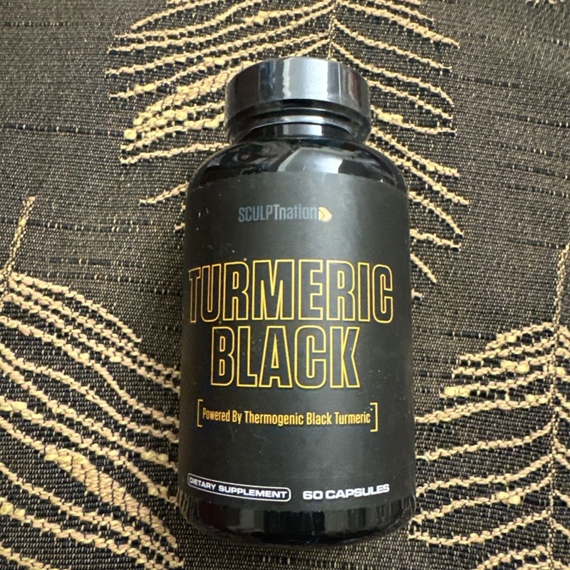 SculptNation Turmeric Black Fatigue Fat Burn Muscle Build Weight Loss New