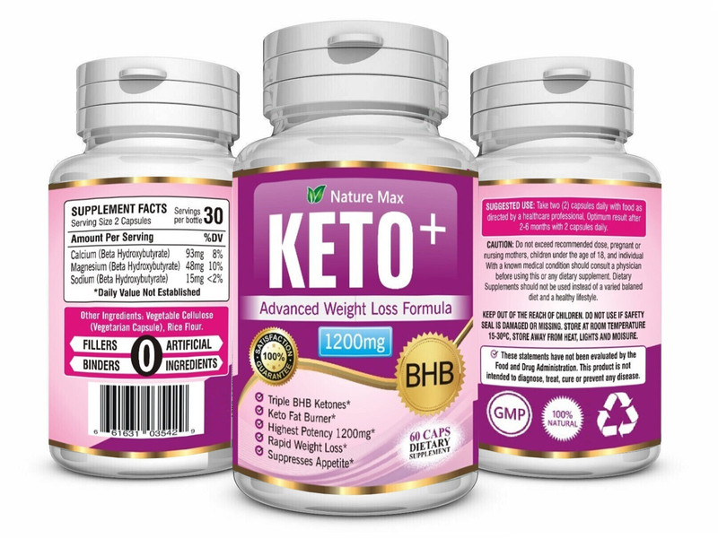 PURE KETO + BHB Weight Loss Slim Pills Fat -1200mg-Supplements CAPSULES gallery