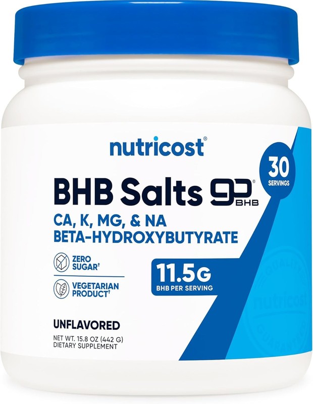Nutricost Keto BHB Exogenous Ketones 4-in-1 (30 Servings) 12g Beta-Hydroxybuty