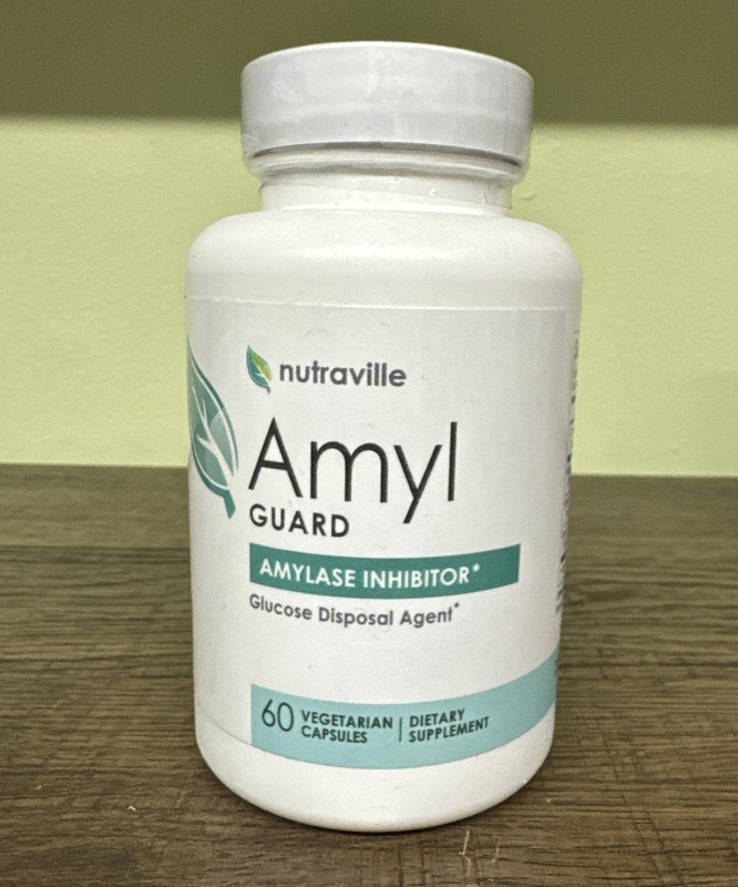 Nutraville Amyl Guard Amylase Inhibitor Glucose Disposal 60 ct. Capsules.