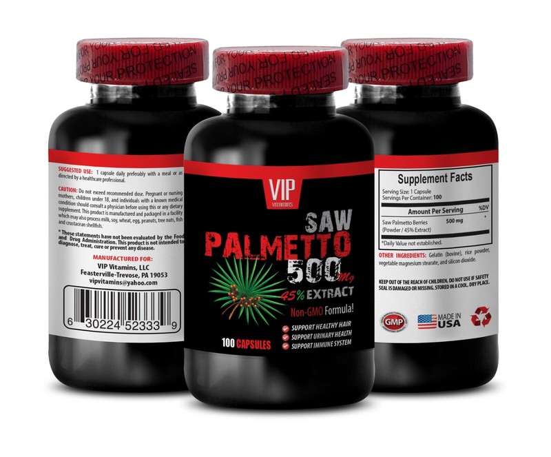 saw palmetto pills – SAW PALMETTO EXTRACT 500mg – support immune system – 1 Bot