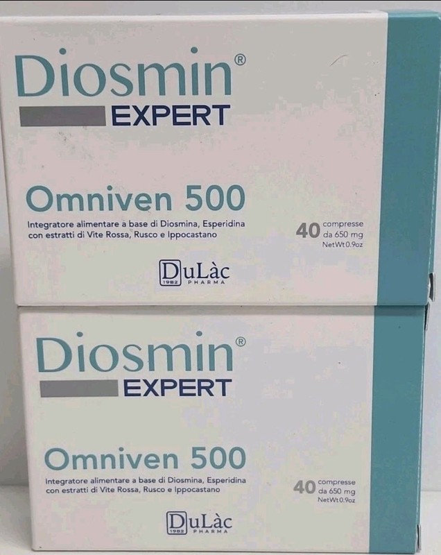 2 DuLac Pharma Diosmin Expert Omniven 500 Tablets 40 Blood & Circulatory Health