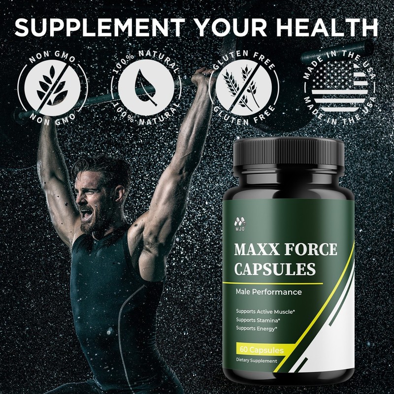 (2 Pack) Maxx Force Advanced Male Health Support Formula MaxxForce 120 Capsules gallery