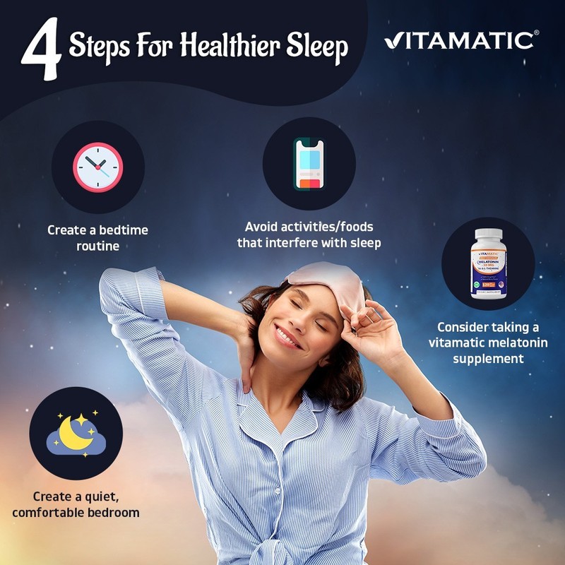 (2 Pack) Vitamatic Melatonin 30mg - with B6 & L-Theanine - 120 tablets gallery