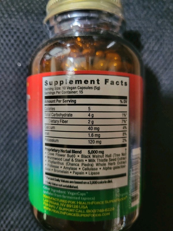 HealthForce Superfoods Scram 150 VeganCaps Healthy Microbial Balance Exp. 4/28 gallery