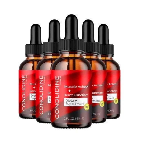 (5-Pack) Conolidine Drops – Supports Blood Health and Muscle Function