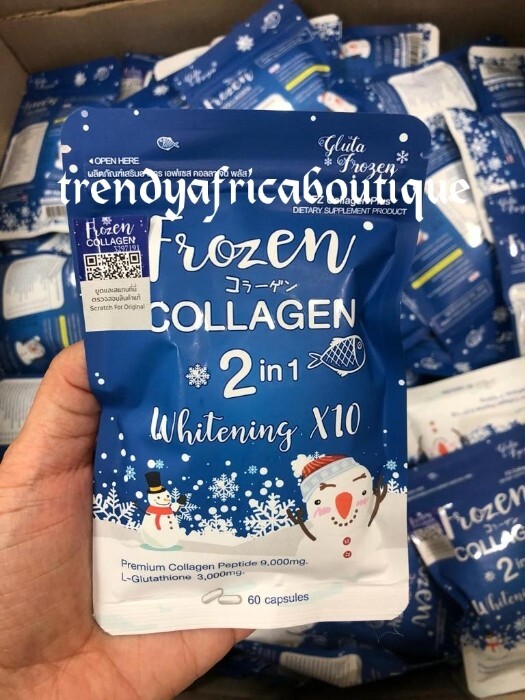 2 Pack Frozen Collagen 10x White & Clear Skin. 💯 Authentic