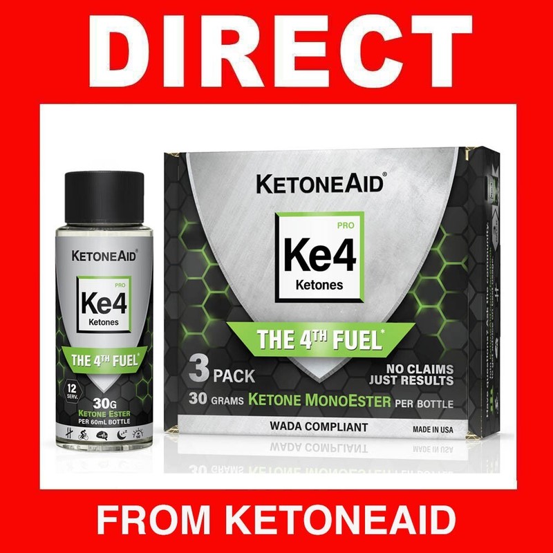 KetoneAid KE4 Ketone Ester Direct from Manufacturer- BEWARE OF FRAUD