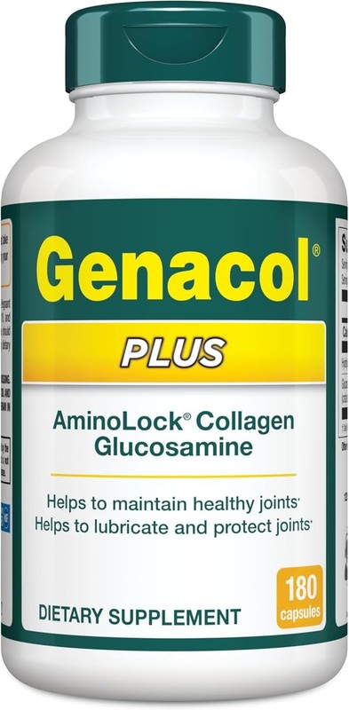 Genacol Plus Collagen Glucosamine Joint Support Supplement 180 Capsules