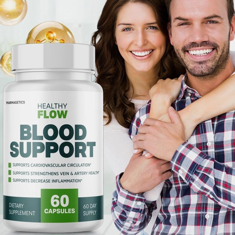 Cardiovascular Circulation Healthy Flow Genuine Blood Support, – 60 Capsules