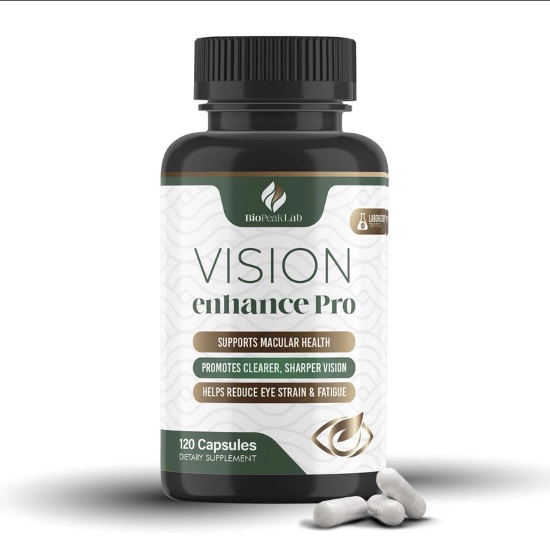 BioPeak Vision Enhance Pro Eye Supplement Lutein Zeaxanthin 120 Capsules