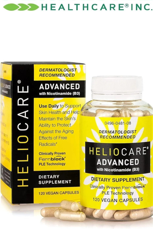 Heliocare Advanced Nicotinamide B3 Skin Health – 120 Capsules – NEW, Exp 2027