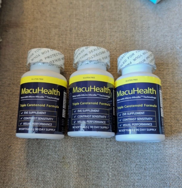 1-3x M'acuhealth E'ye Wellness Formula with Advanced Triple Carotenoid Blend-US