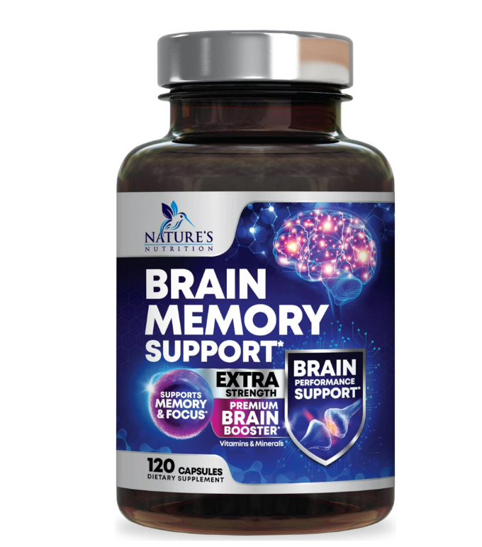 Brain Supplement for Memory & Focus – Nootropics for Concentration & Energy