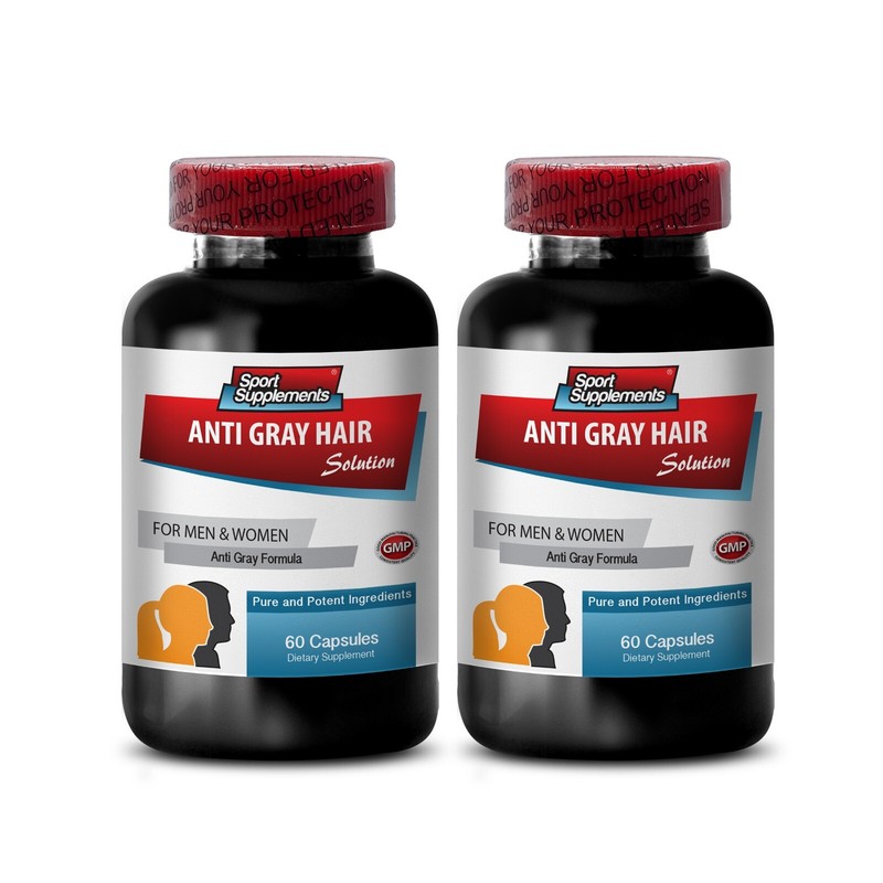 Pantothenic Acid – ANTI-GRAY HAIR – Silver Strand Repellent 2 Bot 120 Caps
