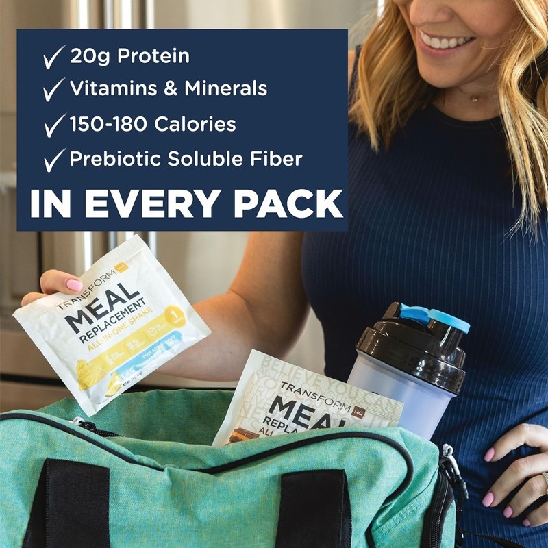 Protein-Packed Meal Replacement Shake Variety with Vibrant Pink Shaker Bottle gallery