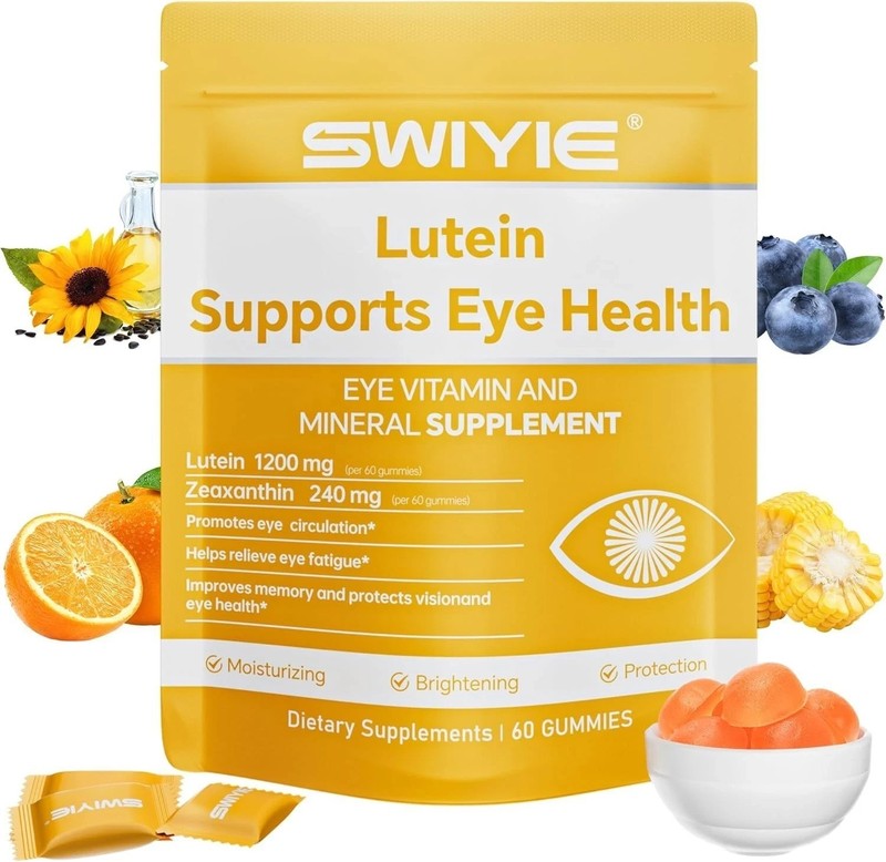 3PCS Swiyie Lutein Gummies – Eye Vitamin and Mineral Supplement with 20mg Lutein gallery