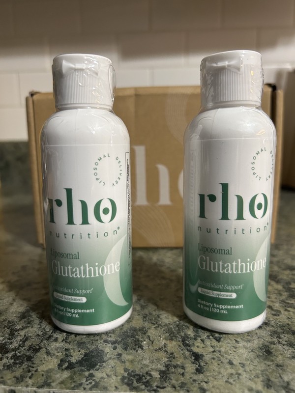 Lot of 2 Rho Nutrition Liposomal Glutathione 4 oz ea - New / Sealed!