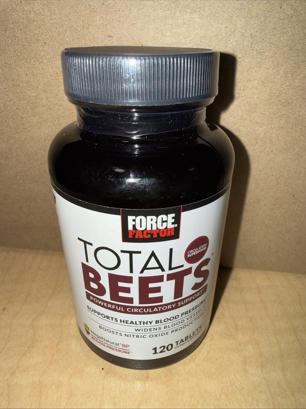 Total Beets Circulation Superfood Beet Root with Blood Pressure Support 120ct