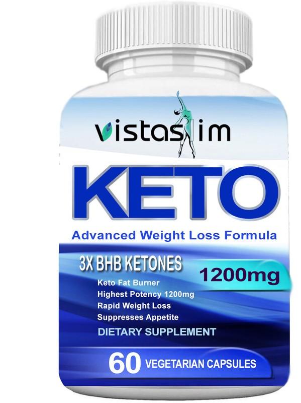3 X KETO BHB 1200mg (180 Pills) PURE Ketone FAT BURNER Weight Loss by VistaSlim gallery