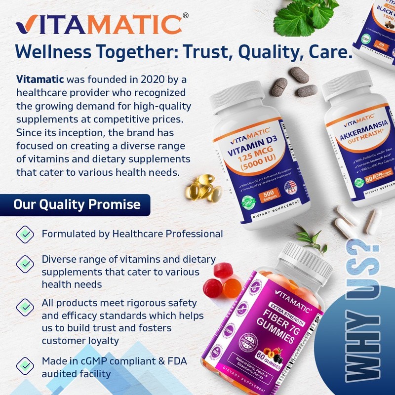 (2 Pack) Vitamatic Melatonin 30mg - with B6 & L-Theanine - 120 tablets gallery