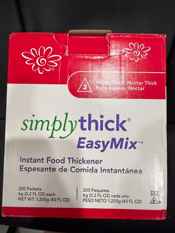 SimplyThick EasyMix Instant Food & Drink Thickener 200 Packets 07/10/2026