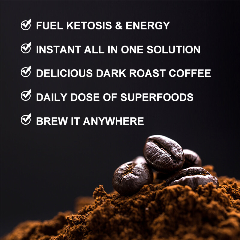 2*Keto Coffee Powder - Weight Loss Burn Fat Soft Drinks Appetite Suppressant 50g gallery