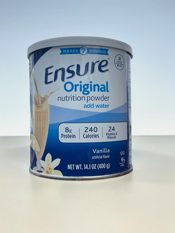 6 Ensure Vanilla flavored Original Nutrition Powder Cans 08/26 Abbott Nutrition