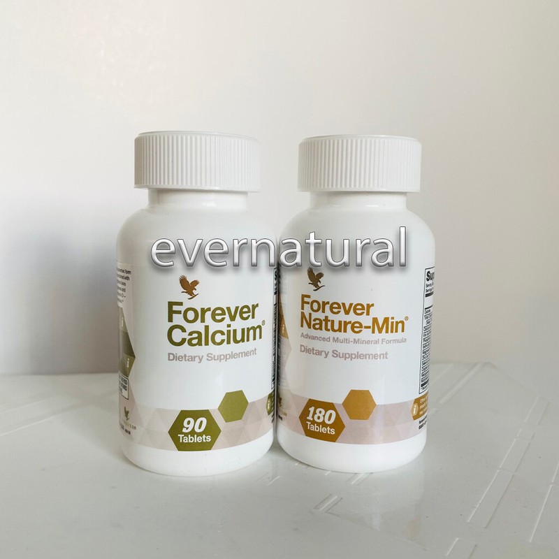 Forever Living Calcium (90 tabl.) & Nutri-Min (180 tabl) for bones. KOSHER/HALAL
