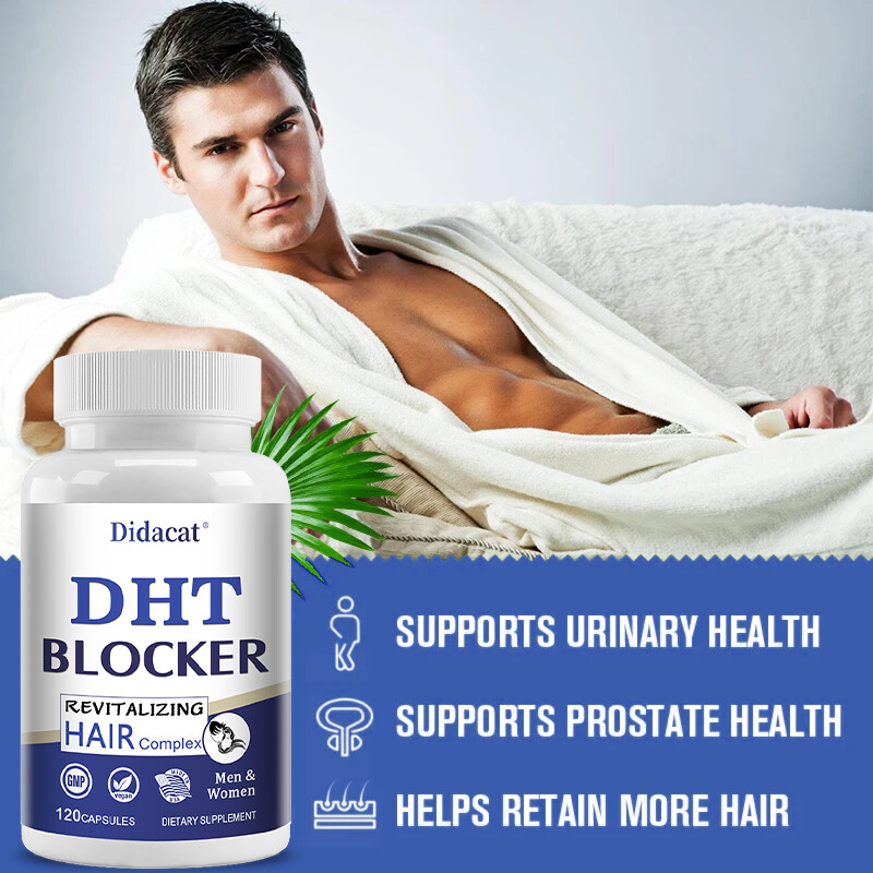 DHT Blocker with Biotin - Boosts Hair Growth & New Follicle Growth 30/60/120Caps gallery