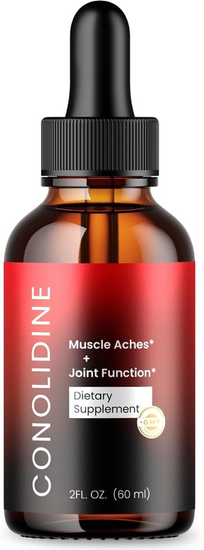 Conolidine Drops Muscle Aches + Joint Function Formula Dietary Supplement – 60ml