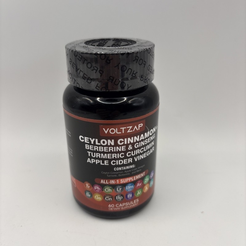 Ceylon Cinnamon Berberine & Ginseng All-In-One - 60 Capsules - Ex: 5/28