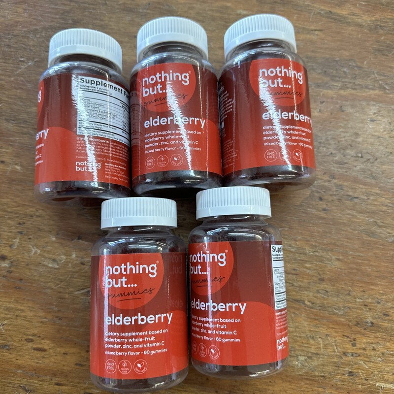 Lots of 5 Nothing But Elderberry Dietary Supplement