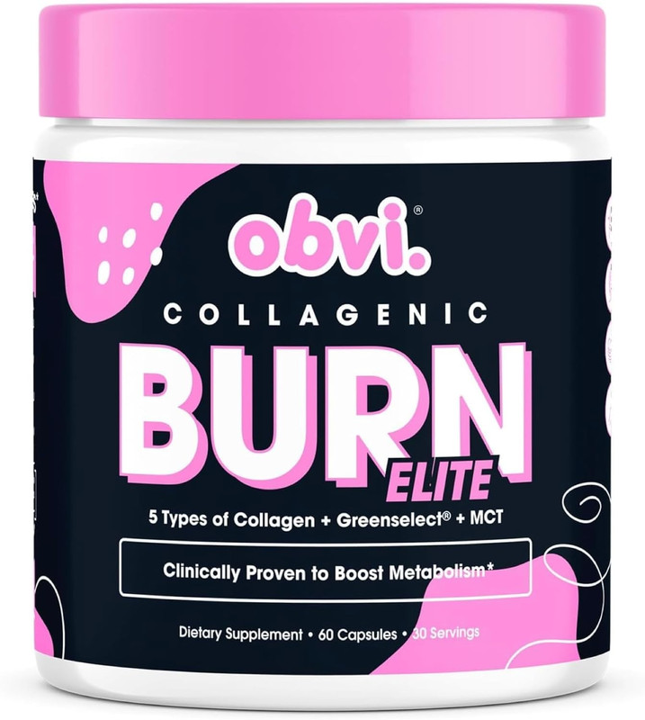 Burn Elite | Supports Metabolism Boost, Energy, and Focus | Supplement with Coll