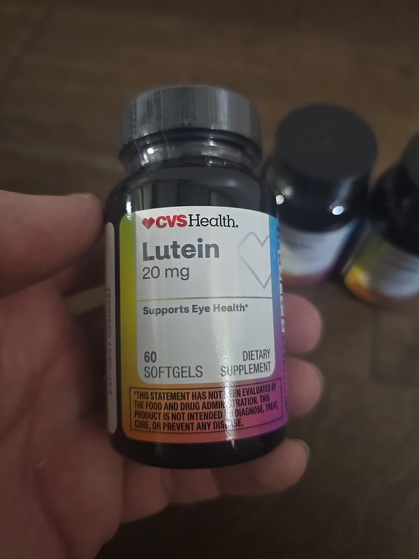 3 CVS Health Lutein 60 Softgels 20mg Eye Vision Support Supplement Exp 03/27 gallery