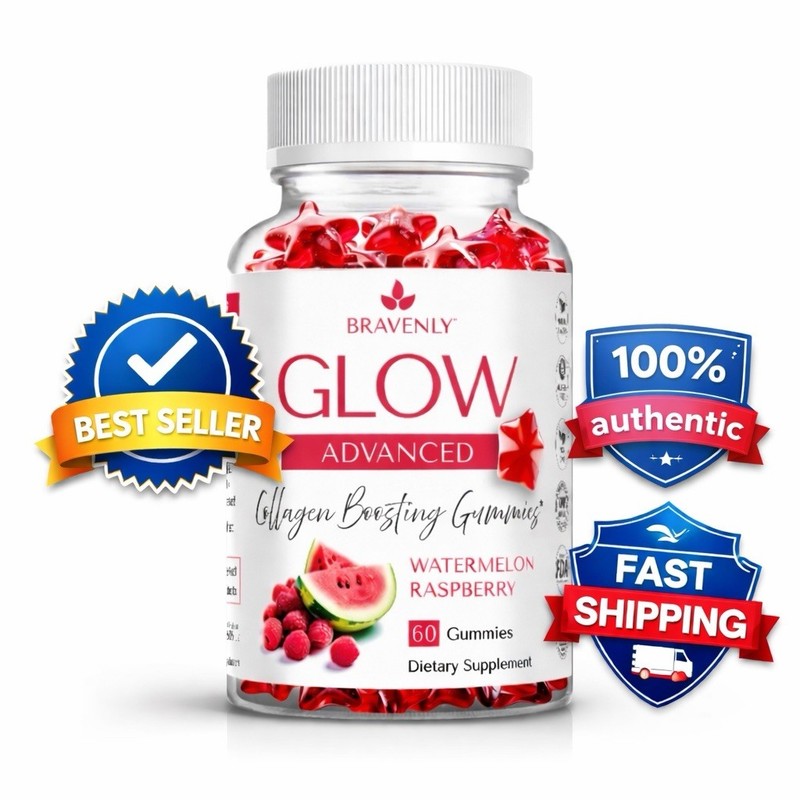 Bravenly Global Glow ADVANCED-60 Collagen Boosting Gummies New Sealed Exp 05/27