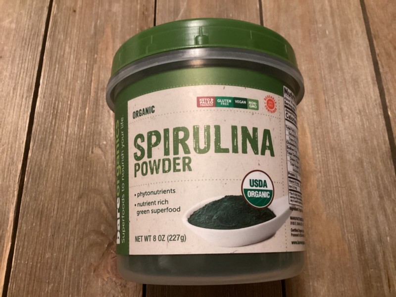 Organic Spirulina Powder 8 Oz by Bare Organics~Exp 9/29/2024