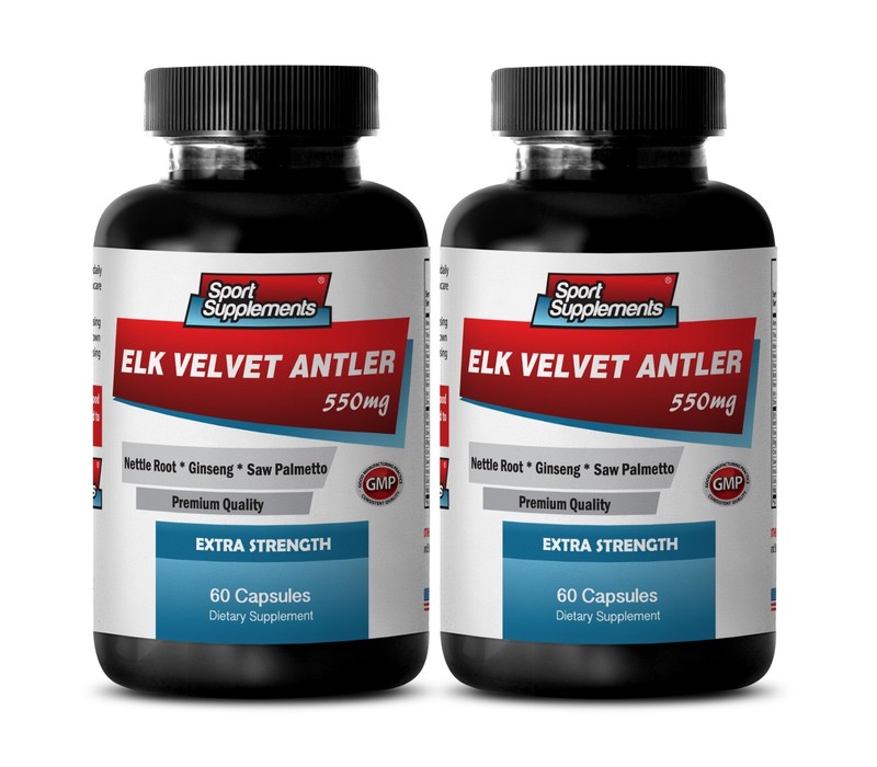 Muscle Building Supplements – Elk Velvet Antler 550mg – Saw Palmetto 1000 2B
