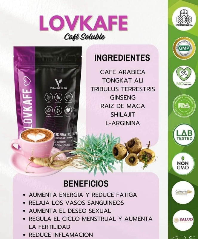 LOVKAFE Wellness Blend para Mujer Y Hombre Libido Natural Support gallery