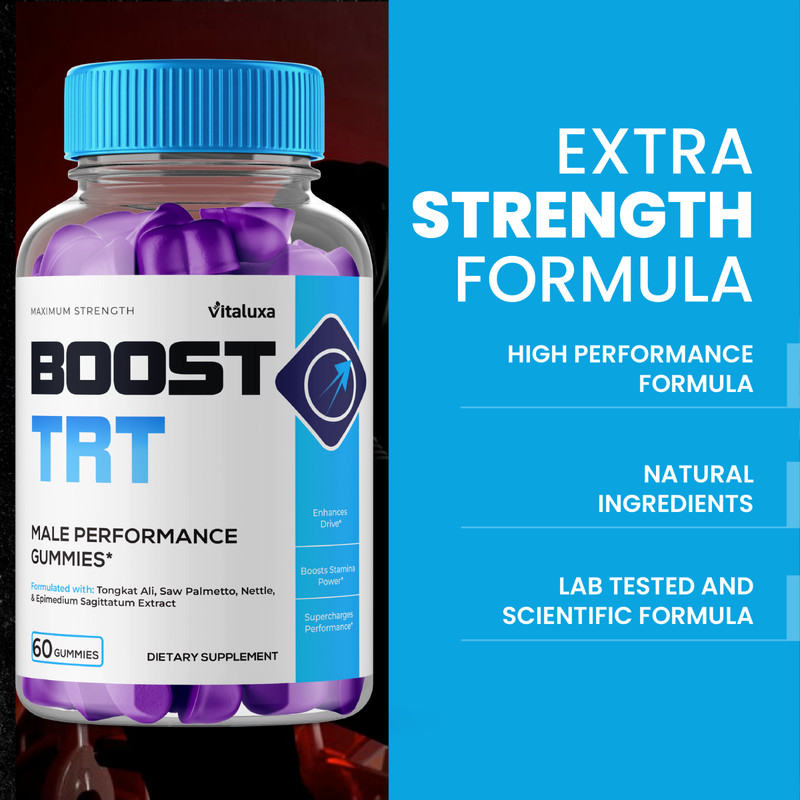 (2 Pack) Boost TRT Male Gummies BoostTRT Performance Gummy for Men (120 Gummies) gallery