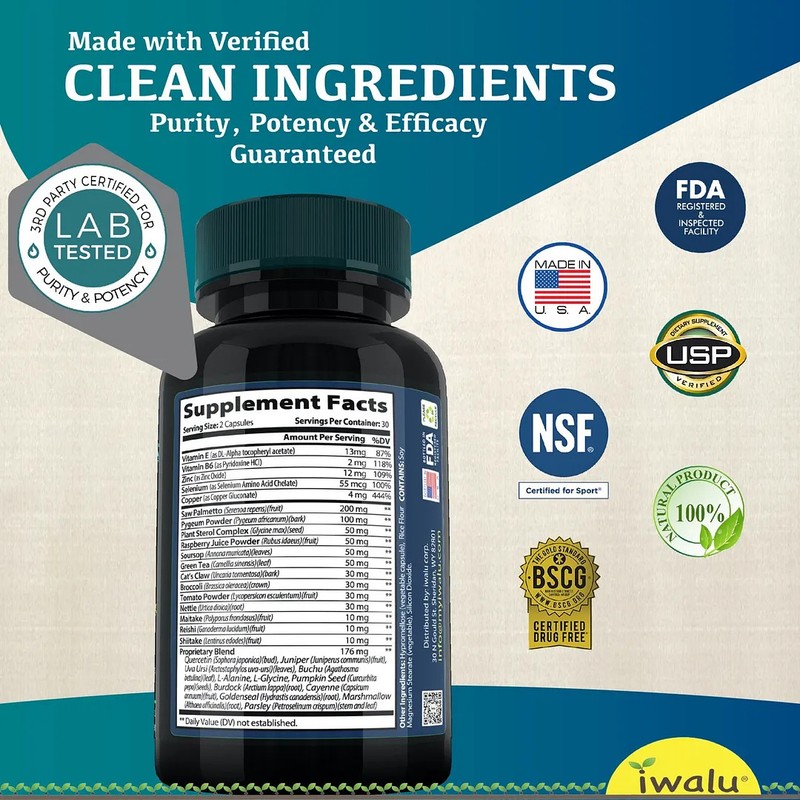 Mushrooms For Prostate Health | Best Supplement Capsule Pill Men Women FREE SHIP gallery