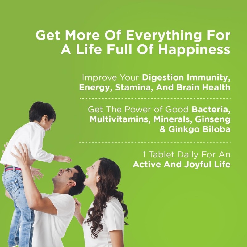 HealthKart HK Vitals Multivitamin with Probiotics (60 Tablets) | For Men and Wom gallery